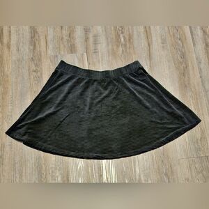 SO Charcoal Velvet Skirt